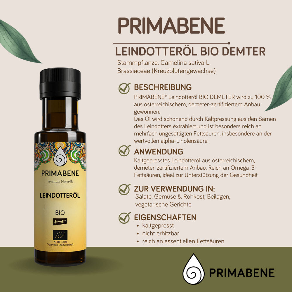 Bild von Leindotteröl Bio DEMETER